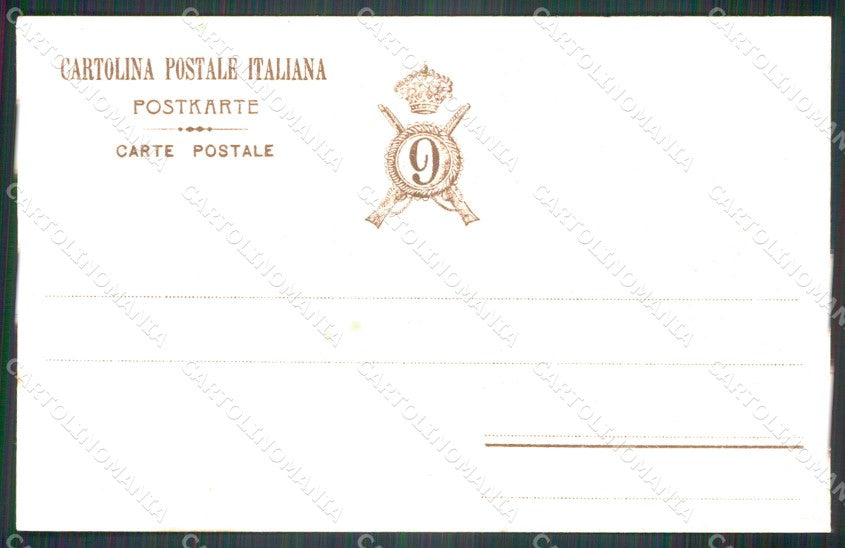 Militari Reggimentali IX° Reggimento Fanteria Borgoforte cartolina XF4319 – retro