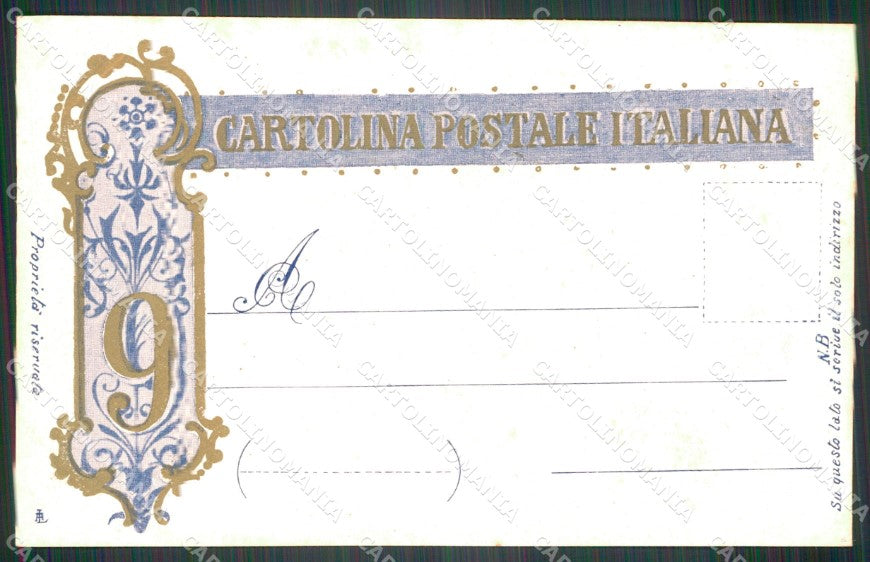 Militari Reggimentali IX° Reggimento Fanteria cartolina XF4321 – retro