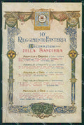 Militari Reggimentali X° Reggimento Fanteria 1921 cartolina XF4356 – fronte