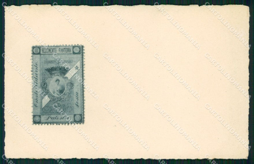 Militari Reggimentali X° Reggimento Fanteria cartolina XF4360 – fronte