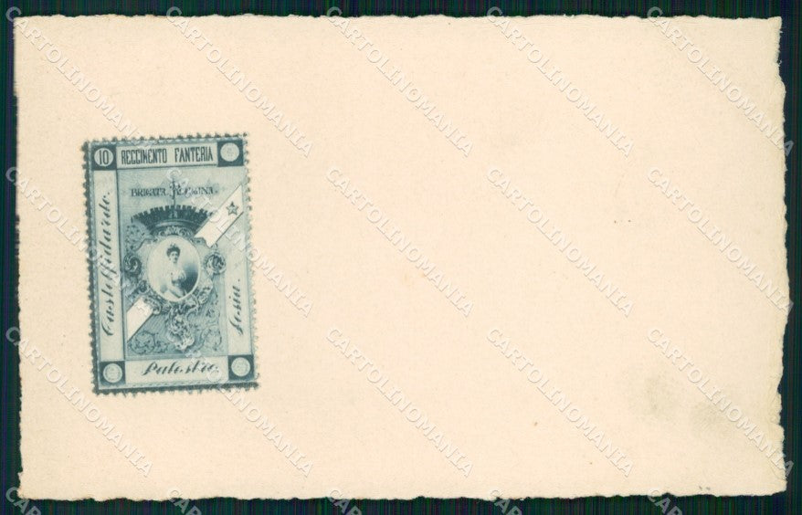 Militari Reggimentali X° Reggimento Fanteria cartolina XF4362 – fronte