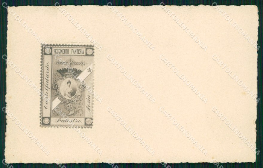 Militari Reggimentali X° Reggimento Fanteria Brigata Regina cartolina XF4382 – fronte
