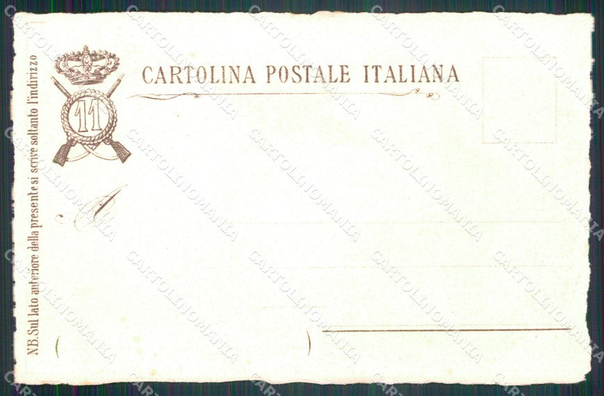 Militari Reggimentali 11º Reggimento Fanteria serie 71/500 cartolina XF4394 – retro