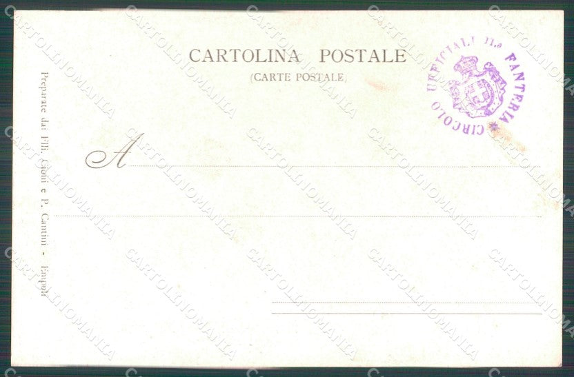 Militari 11º Reggimento Fanteria Salerno Caserma Carrano Foto cartolina XF4421 – retro