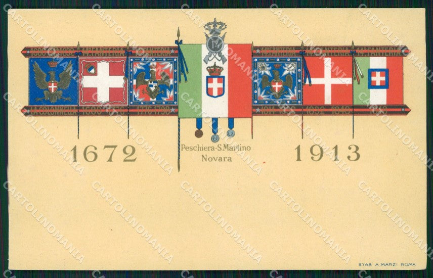 Militari Reggimentali 14º Reggimento Fanteria 1913 cartolina XF4452 – fronte