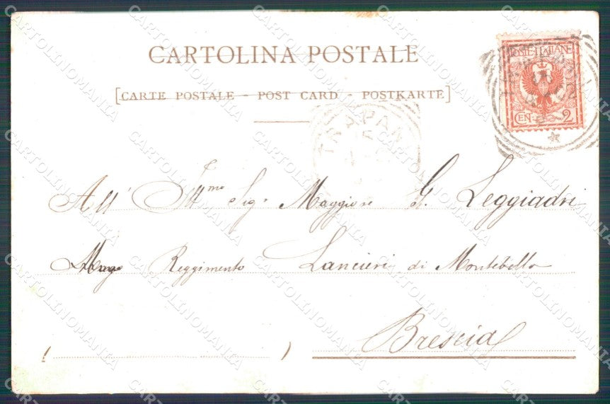 Militari Reggimentali 13º Reggimento Fanteria cartolina XF4455 – retro