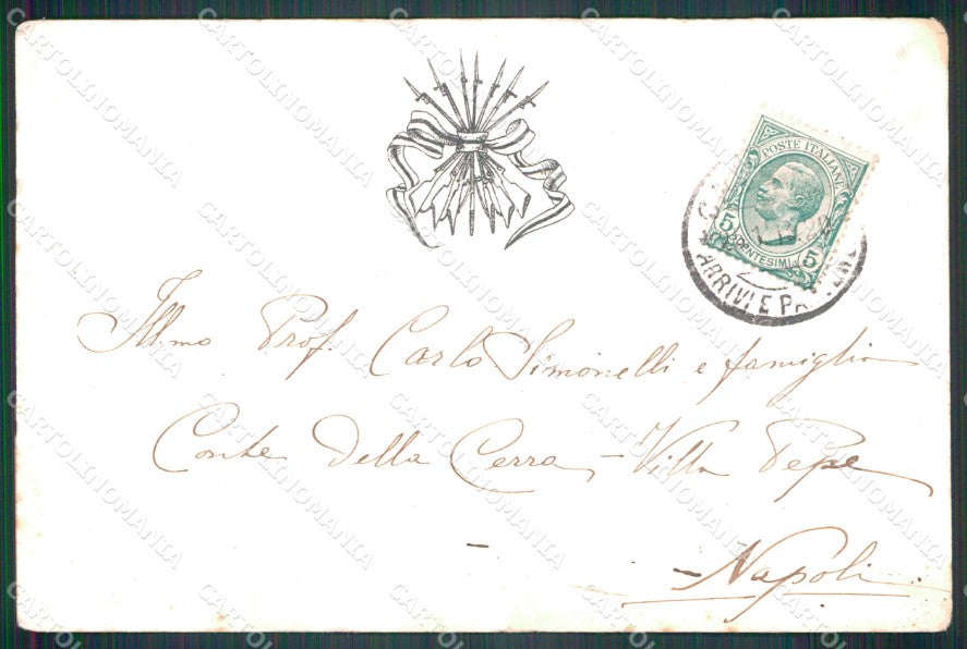 Militari Reggimentali 15º Reggimento Fanteria cartolina XF4470 – retro