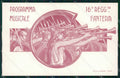 Militari 16º Reggimento Fanteria Programma Musicale cartolina XF4496 – fronte