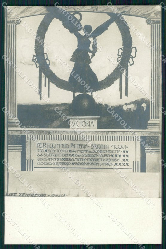 Militari 17º Reggimento Fanteria Brigata Acqui Foto cartolina XF4510 – fronte