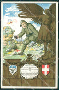 Militari Reggimentali 17º Reggimento Fanteria cartolina XF4513 – fronte