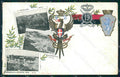 Militari 19º Reggimento Fanteria Villafranca Porta Pia Pernisa cartolina XF4544 – fronte