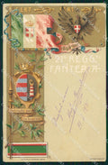 Militari Reggimentali 21º Reggimento Fanteria SCOLLATA cartolina XF4562 – fronte