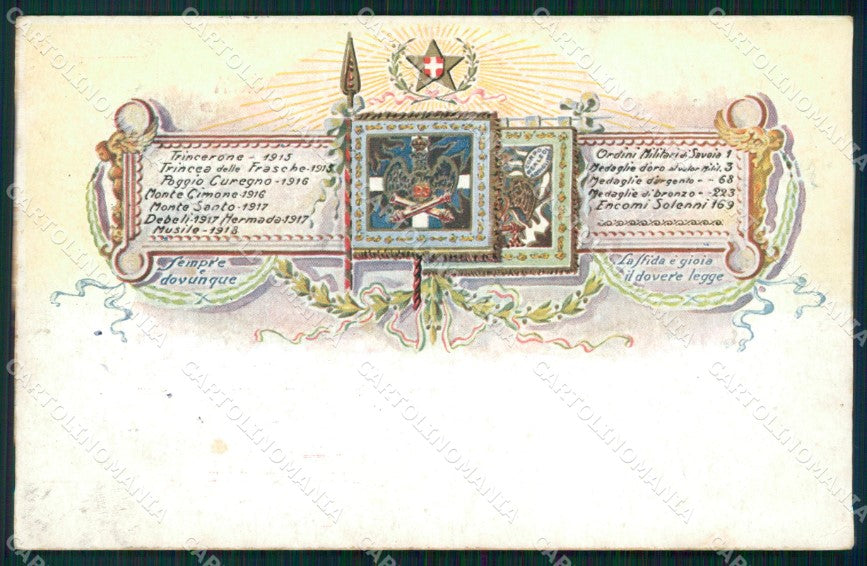 Militari Reggimentali 23º Reggimento Artiglieria da Campagna cartolina XF4598 – fronte