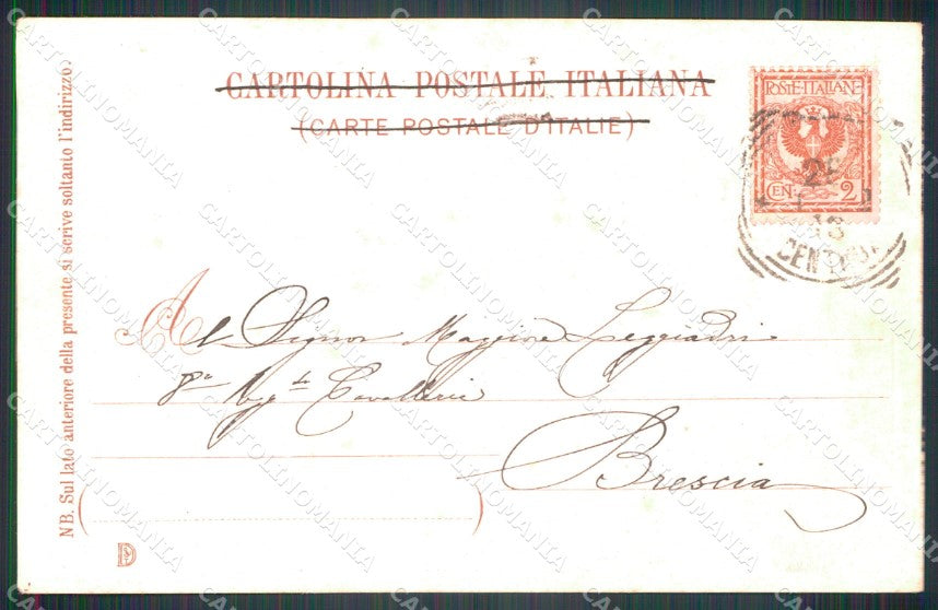 Militari Reggimentali 24º Reggimento Fanteria Gaeta cartolina XF4614 – retro