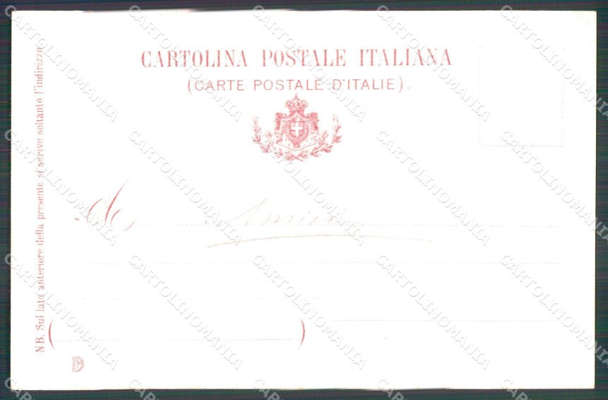 Militari 25º 26º Reggimento Fanteria Festa 1903 Brigata Bergamo cartolina XF4628 – retro