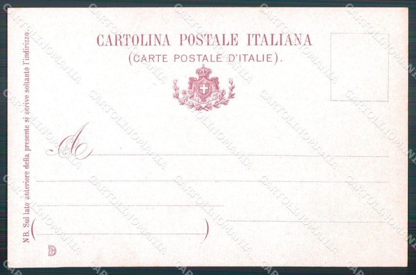 Militari 25º 26º Reggimento Fanteria Festa 1903 Brigata Bergamo cartolina XF4637 – retro