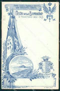 Militari 25º 26º Reggimento Fanteria Festa 1903 Brigata Bergamo cartolina XF4638 – fronte