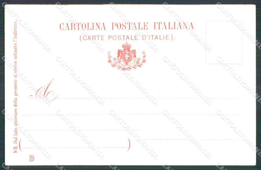 Militari 25º 26º Reggimento Fanteria Festa 1903 Brigata Bergamo cartolina XF4645 – retro