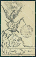 Militari Reggimentali 25º Reggimento Fanteria cartolina XF4648 – fronte