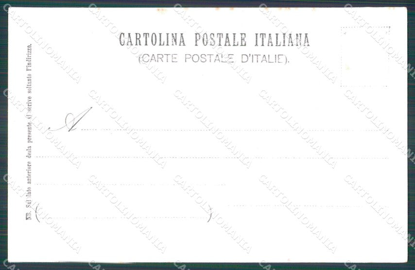 Militari 25º Reggimento Fanteria Festa 1904 Torino ? Foto cartolina XF4676 – retro
