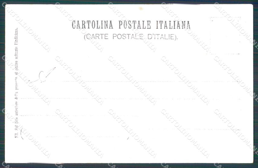 Militari 25º Reggimento Fanteria Festa 1904 Torino ? Foto cartolina XF4677 – retro