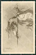 Militari Reggimentali 28º Reggimento Fanteria Massorenti 1921 cartolina XF4710 – fronte