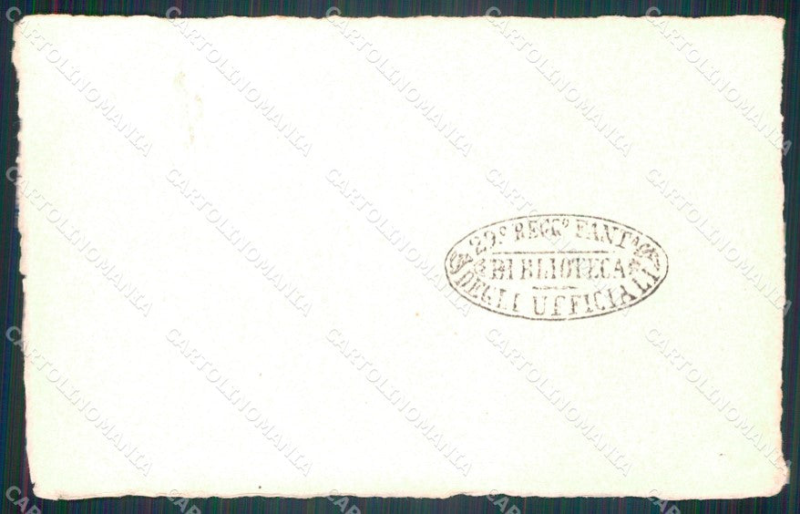 Militari Reggimentali 29º Reggimento Fanteria cartolina XF4737 – retro