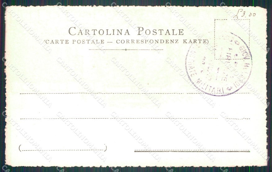 Militari Reggimentali 30º Reggimento Fanteria Brigata Pisa cartolina XF4749 – retro