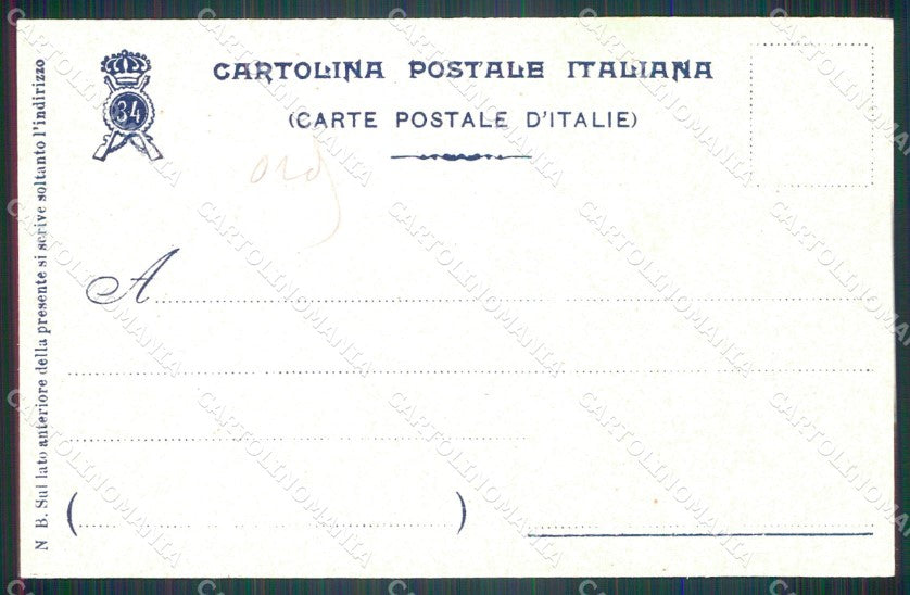 Militari Reggimentali 34º Reggimento Fanteria 1904 cartolina XF4793 – retro
