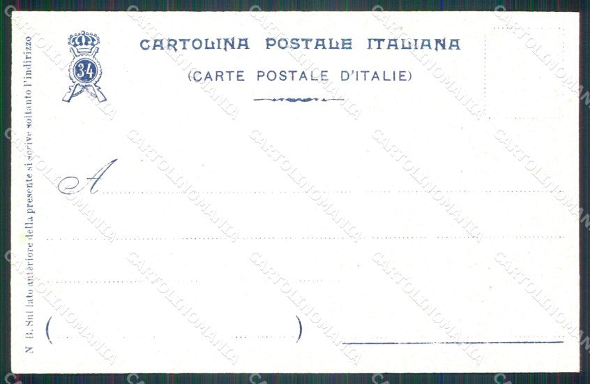 Militari Reggimentali 34º Reggimento Fanteria 1904 cartolina XF4794 – retro