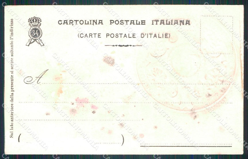 Militari 34º Reggimento Fanteria Brigata Livorno ABRASA cartolina XF4799 – retro