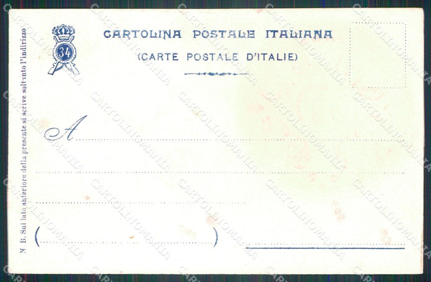Militari Reggimentali 34º Reggimento Fanteria Brigata Livorno cartolina XF4800 – retro