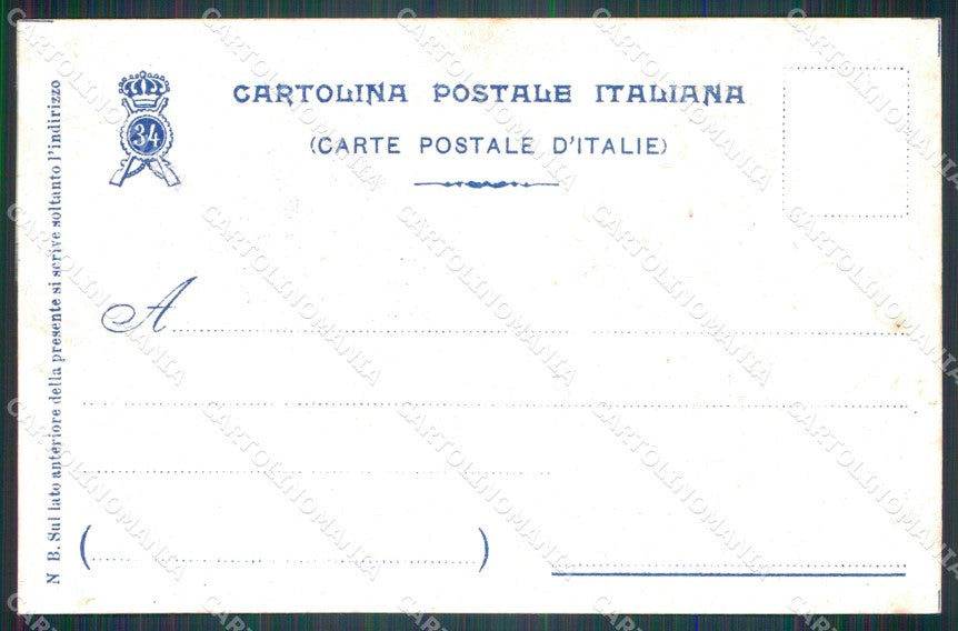 Militari Reggimentali 34º Reggimento Fanteria Brigata Livorno cartolina XF4803 – retro