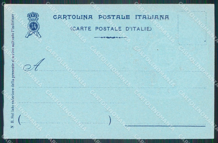 Militari Reggimentali 34º Reggimento Fanteria Brigata Livorno cartolina XF4812 – retro