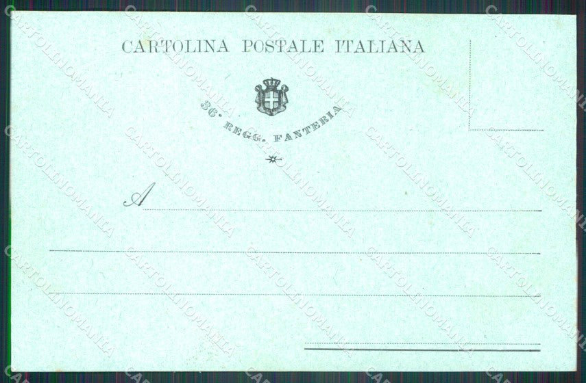 Militari Reggimentali 36º Reggimento Fanteria ABRASA cartolina XF4850 – retro