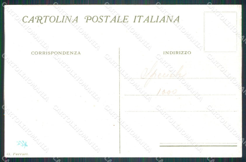 Militari 44º Reggimento Fanteria Monte Lemerle 1916 cartolina XF4932 – retro