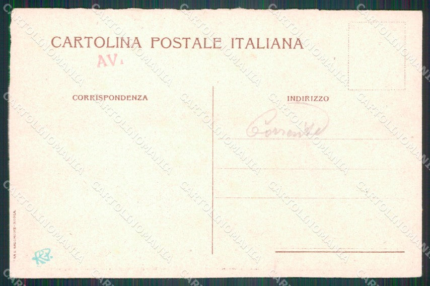 Militari Reggimentali 46º Reggimento Fanteria Carducci cartolina XF4938 – retro