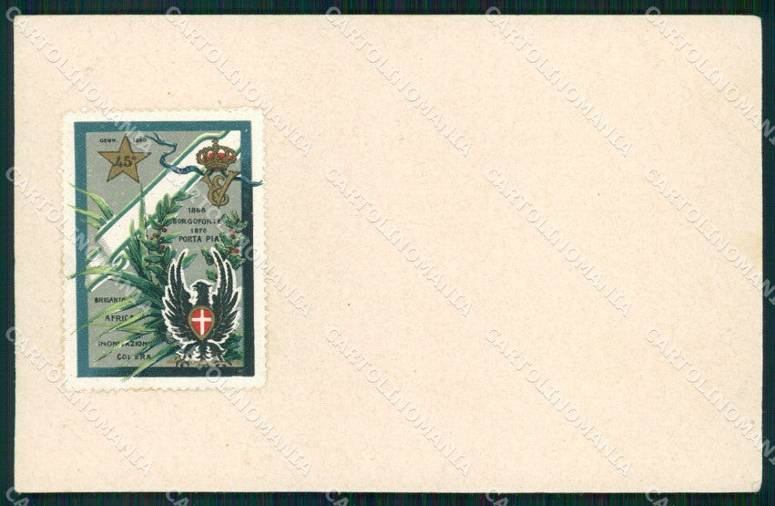 Militari Reggimentali 45º Reggimento Fanteria cartolina XF4944 – fronte