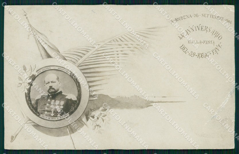 Militari Reggimentali 44º Reggimento Fanteria Modena cartolina XF4945 – fronte