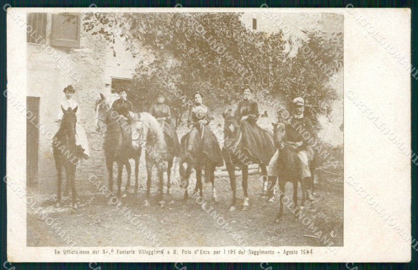 Militari Reggimentali 44º Reggimento Fanteria San Polo 1904 cartolina XF4954 – fronte