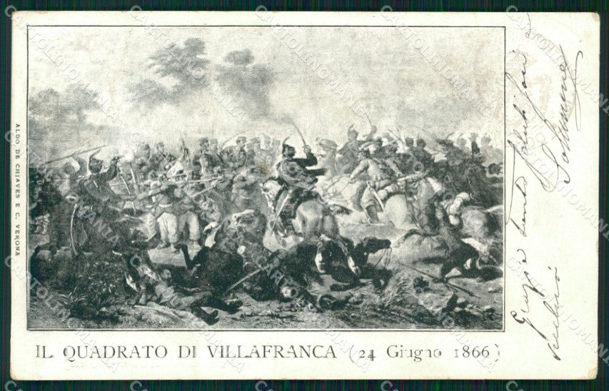 Militari Reggimentali 49º Reggimento Fanteria Villafranca cartolina XF4985 – fronte