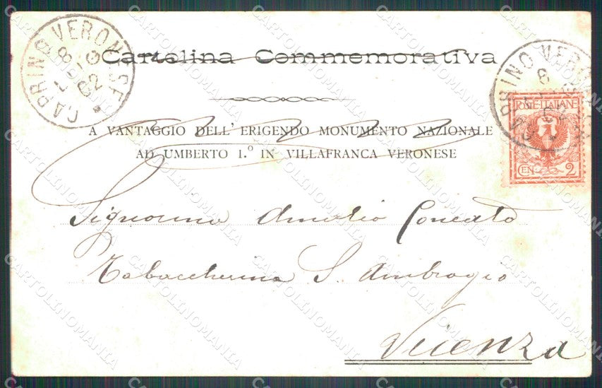 Militari Reggimentali 49º Reggimento Fanteria Villafranca cartolina XF4985 – retro