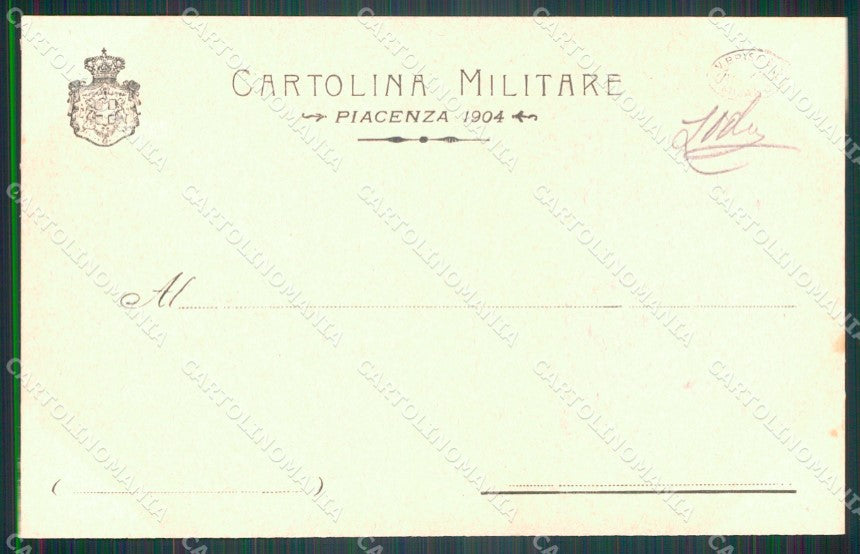 Militari Reggimentali 50º Reggimento Fanteria Brigata Parma cartolina XF5013 – retro