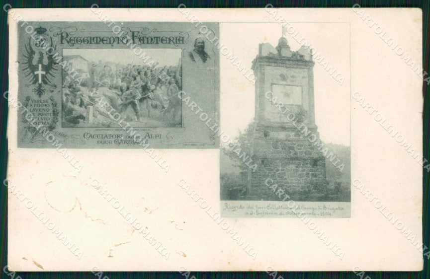 Militari 52º Reggimento Fanteria Aspromonte ABRASA cartolina XF5038 – fronte