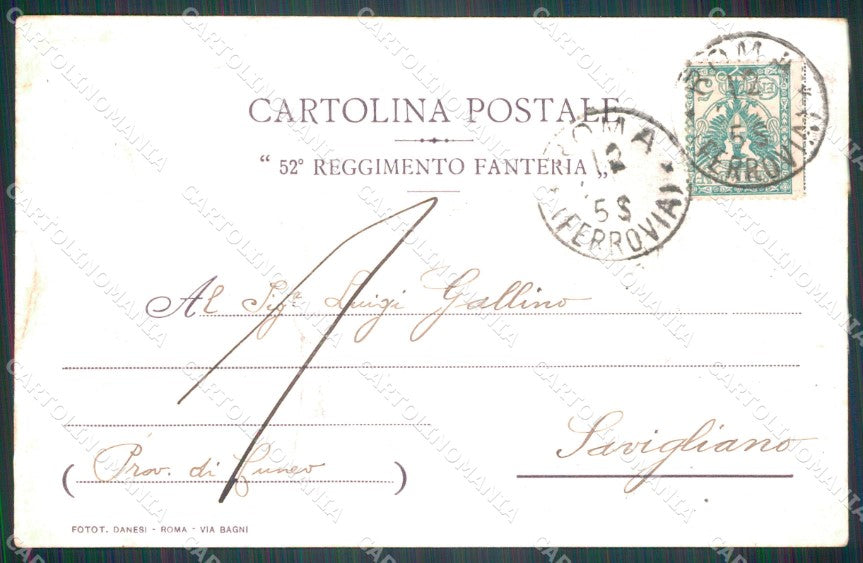 Militari 52º Reggimento Fanteria Aspromonte ABRASA cartolina XF5038 – retro