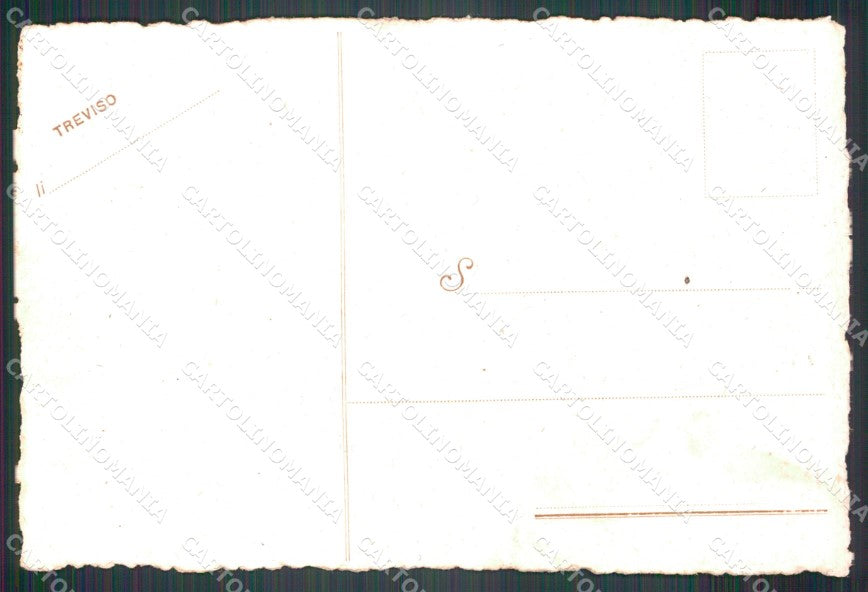 Militari 55º Reggimento Fanteria Brigata Marche Treviso cartolina XF5077 – retro