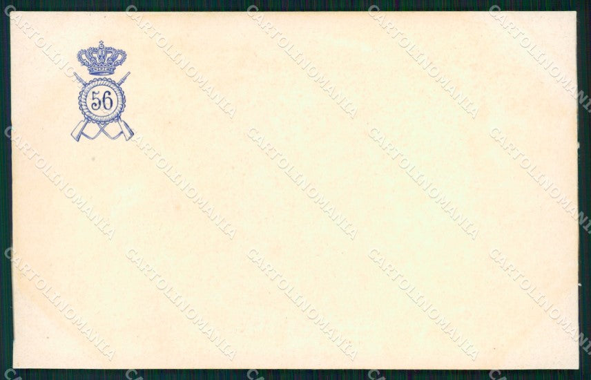 Militari Reggimentali 56º Reggimento Fanteria cartolina XF5110 – fronte