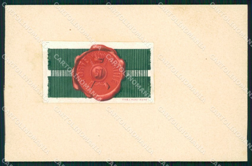 Militari Reggimentali 57º Reggimento Fanteria cartolina XF5127 – fronte