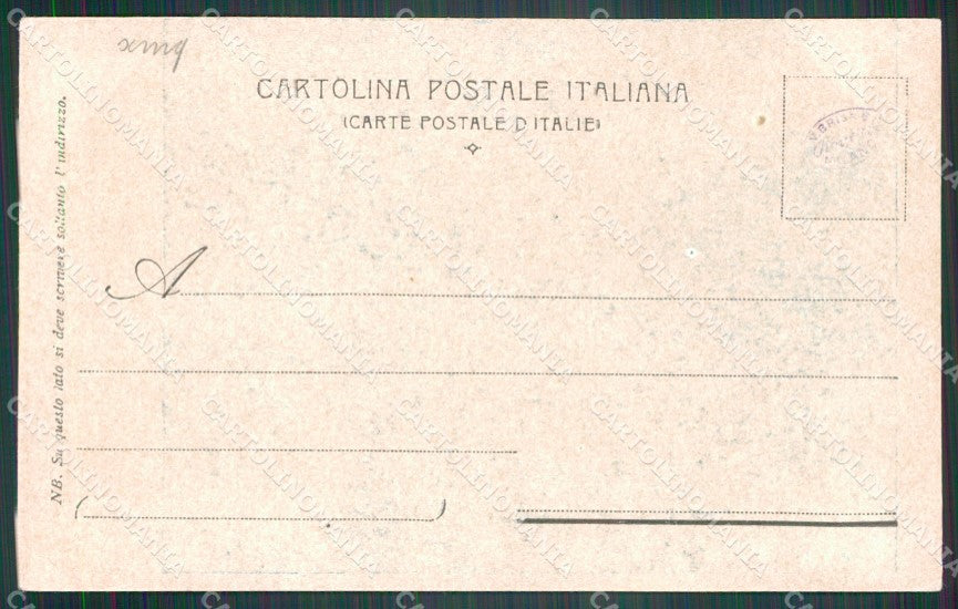 Militari 65º Reggimento Fanteria Plotone Allievi 1904 cartolina XF5238 – retro