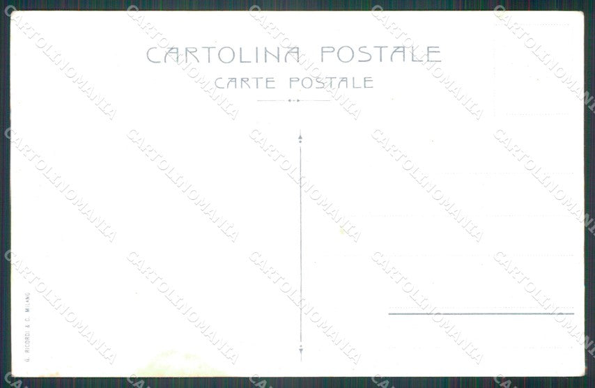 Militari Reggimentali 68º Reggimento Fanteria Brigata Palermo cartolina XF5282 – retro